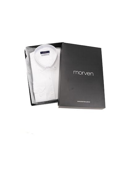Morven Slim Fit Düğmeli Yaka Oxford Kolay Ütülenebilir Pamuklu Hediye Kutulu Uzun Kollu Gömlek 99ms004002600 Beyaz Morven Slim Fit Düğmeli Yaka Oxford Kolay Ütülenebilir Pamuklu Hediye Kutulu Uzun Kollu Gömlek 99ms004002600 Beyaz