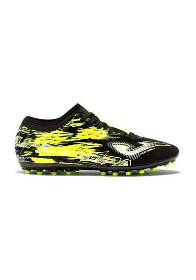 Joma Supercopa 2201 Black Fırm Ground Krampon Ve Halı Saha Ayakkabısı Sarı