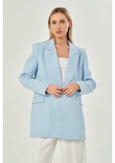 Oversize Dokuma Blazer Ceket 001