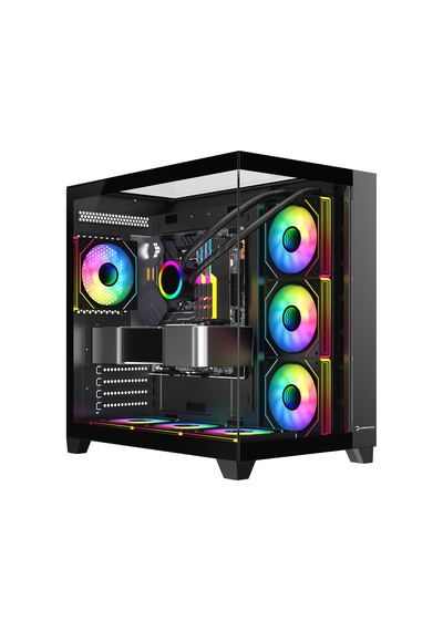 Gamepower Warcry Topglass 750w 4xargb Temperli Cam Atx Siyah Akak0gmp0026