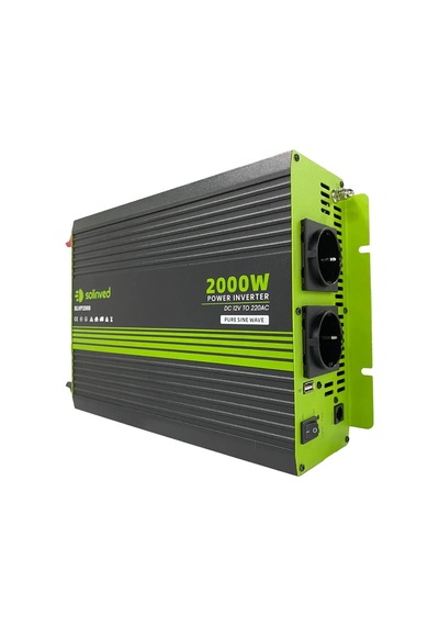 Solinved 12v 2000w Saf Sinüs Invertör - Slvp2000