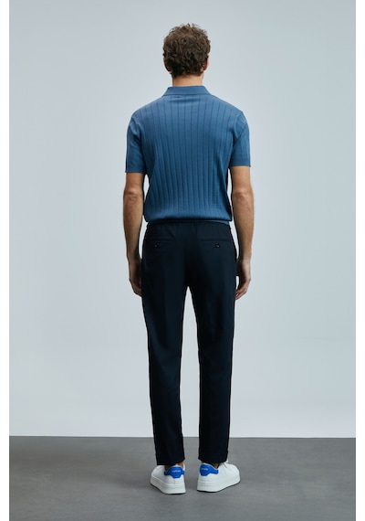 Lufian Glen Smart Erkek Chino Pantolon Slim Fit Lacivert Lacivert 111190336100200 Lacivert