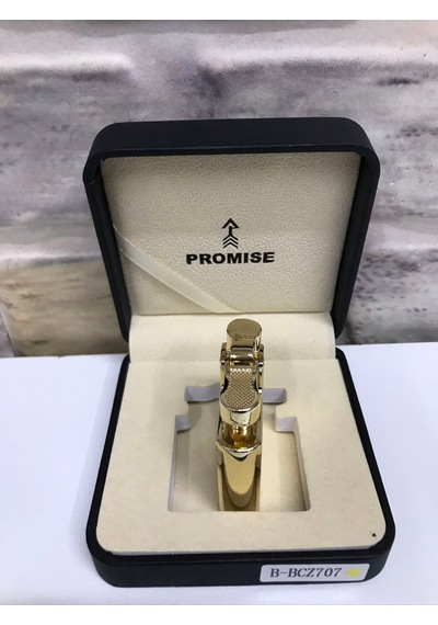 Promise Marka Benzinli Sarı Gold Yuvarlak Logo Desenli Kişiye Öze
