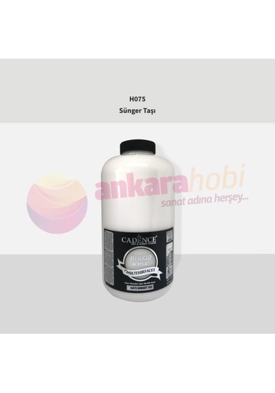 Cadence H-075 Sünger Taşı 2 Litre Multısurface Hybrıd Akr.