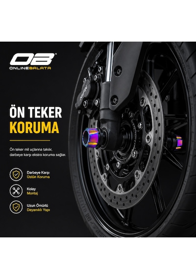 Bmw G310 Ön Teker Aks Koruma Gökkuşağı 64030