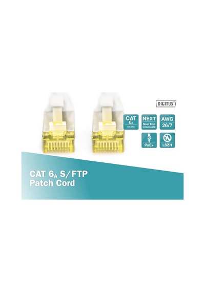 Digitus Professional Cat 6 A S-ftp Optik Ara Bağlantı Kablosu, Ls