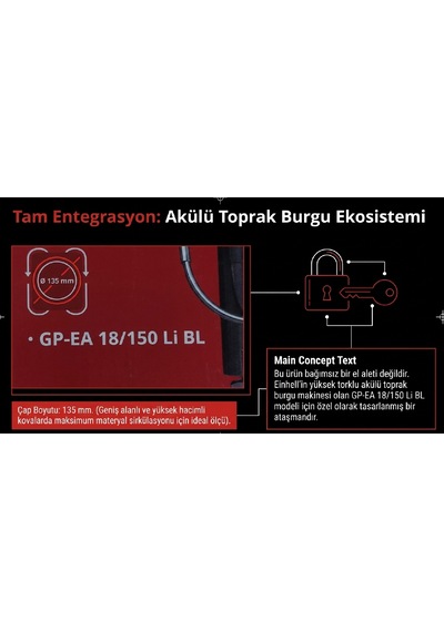 Einhell Harç Karıştırıcı 120 Mm 3437011