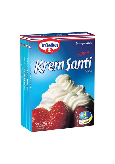 Dr.oetker Krem Şanti Ekonomik 4 X 72 G - 8 Adet Tarı