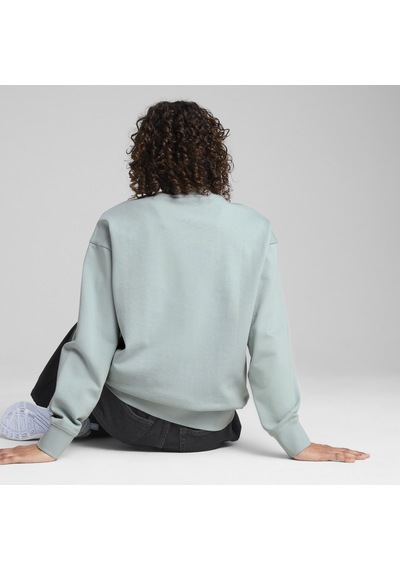 Puma Ess Elevated Comfort Crew Tr Mavi Kadın Sweatshirt