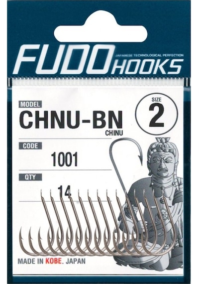 Fudo 1001 Chınu, No:3/0, Black Nıkel, 6p Olta İğnesi