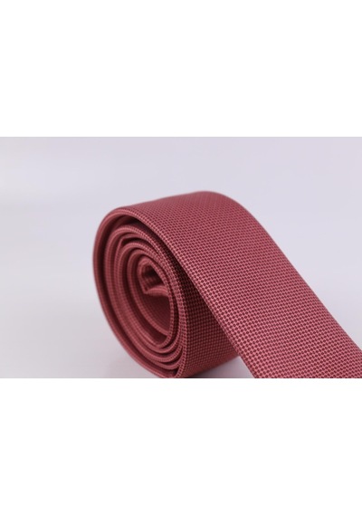Demfashion Özel Desenli Kravat Mendil Seti - Kırmızı (533063604) Kırmızı