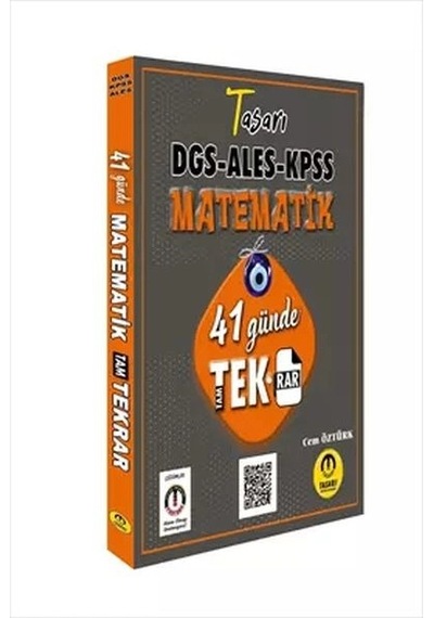 Tasarı Matematik 41 Günde Dgs Ales Kpss Tekrar