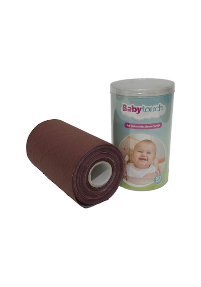 Baby Touch Tek Kullanımlık Rulo Bebek Mama Önlüğü 20 Adet Çok Renkli