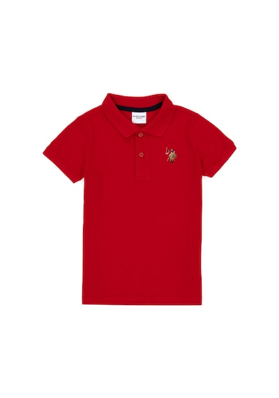 U.S. Polo Assn. Erkek Çocuk Kırmızı Basic Polo Yaka Tişört 50306484-VR030