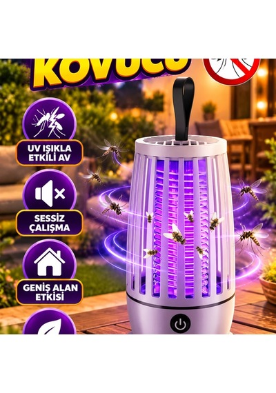 Uv Işıklı Elektrikli Sinek Öldürücü Lamba Mor Işık, Sessiz Çalışma Ve Geniş Alan Etkisi