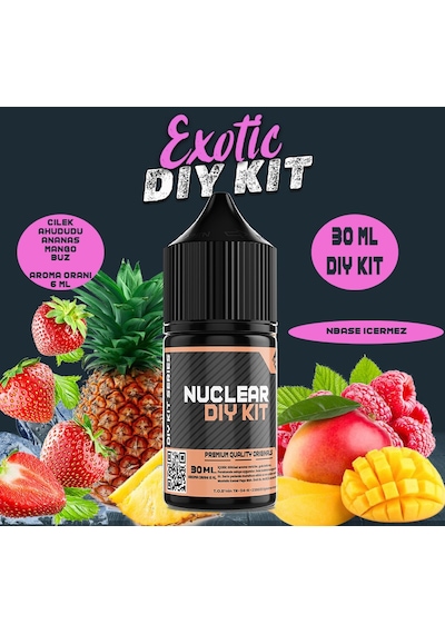 Nuclear 30 Ml Dıy Kit Exotic Gıda Aroması 6 Ml Aroma İçerir