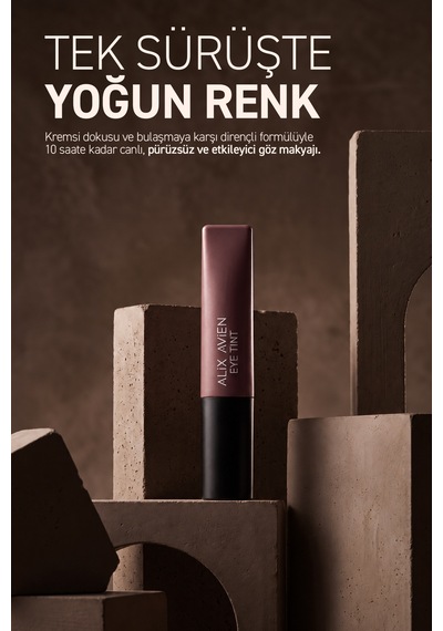 Uzun Süre Kalıcı Kremsi Likit Göz Farı - Eye Tint Creamy Sensation Eyeshadow 107 Gleaming Maroon Mor