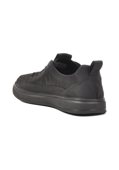 Siyah Tekstil Hafif Erkek Sneaker 25y510-2 M Siyah