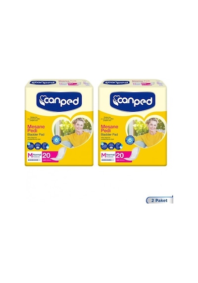 Canped Mesane Pedi Normal M Beden 20 Adett X 2 Adet PKT.CANPED.111 M