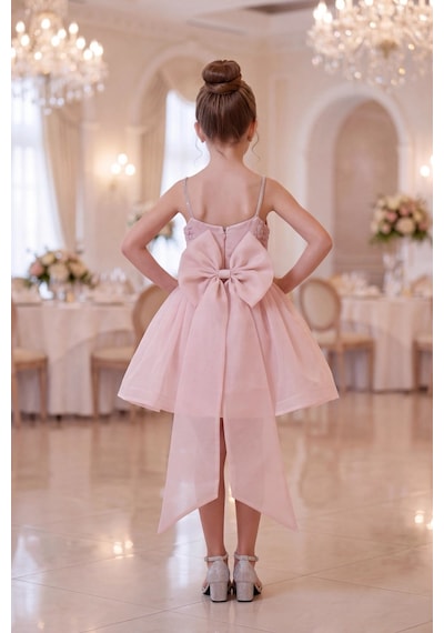 Butik Happy Kids Kız Çocuk Prenses Abiye Elbise Büyük Kurdele Detaylı Zarif Tasarım Çocuk Abiye Elbise 6-13 Yaş Pudra Butik Happy Kids Kız Çocuk Prenses Abiye Elbise Büyük Kurdele Detaylı Zarif Tasarım Çocuk Abiye Elbise 6-13 Yaş Pudra
