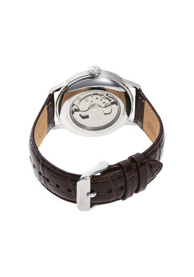 Orient Ra-ak0705r30b Otomatik Deri Kahverengi Kırmızı Kadran 41 Mm Erkek Kol Saati Gri