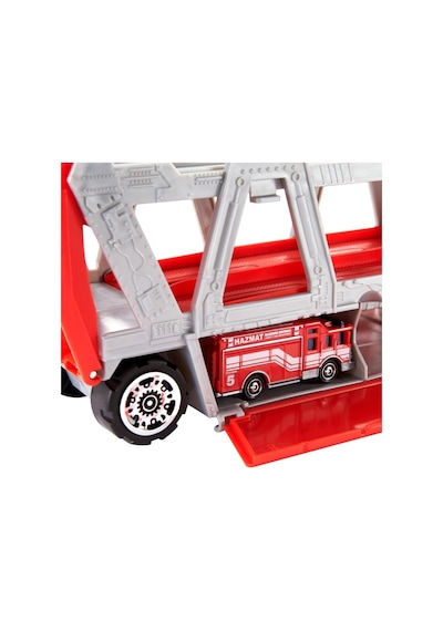 Matchbox Taşıyıcı İtfaiye Aracı İtfaiye Araç ve 8 Aksesuar. Gwm23