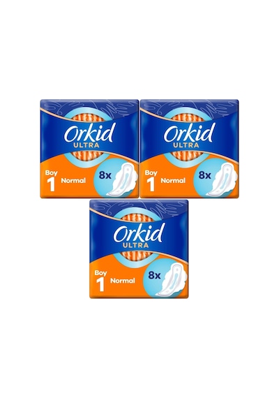 Orkid Hijyenik Ped Ultra Extra Normal 24 Adet Standart Pk 3pk 8
