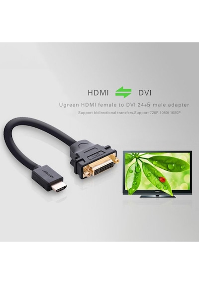 Ugreen Hdmi To Dvi 24+5 Dönüştürücü Kablo