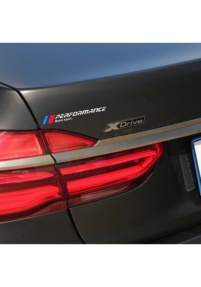 Bmw M Performance Motor Sport Kapı Kolu Bagaj Jant Sticker 4 Adet 13 X 1.40 Cm