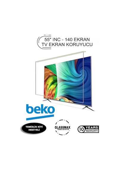 Beko Uyumlu 55" Inç 140 Ekran Tv Ekran Koruyucu Tüm Modeller