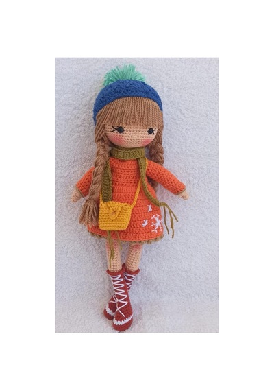 Kış Güzeli Amigurumi Organik Oyuncak Amigurumi Organik Oyuncak