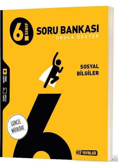 Hız Yayınları 2026 6. Sınıf Sosyal Bilgiler Soru Bankası Yeni Müfredat