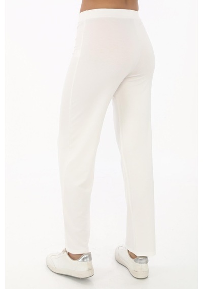 Extra Yumuşak Uzun Viskon Pantolon Home&outdoor-krem Krem