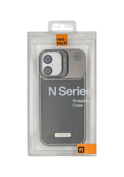 Nettech Apple Uyumlu iPhone 16 Epr-48 Arka Koruma Kılıf - Gri Gri
