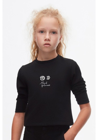 Xo Kids Kız Çocuk Sweatshirt 8-14 Yaş 37321 Siyah