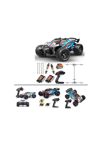 Elektrikli Rc 1:16 Ölçek Servo Motor Süspansiyonlu Arazi Aracı Spor Araç 45 Km Hız Rc Araç