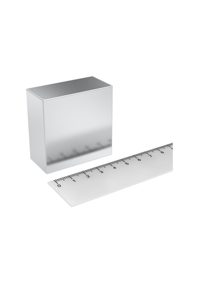 50Mm X En 50Mm X Kalınlık 25Mm Çok Güçlü Büyük Neodyum Mıknatıs