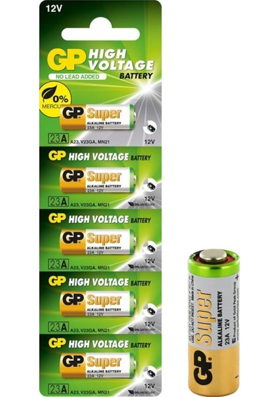 Alarm Pili 23Ae 12V Kalın Gp 5'Li Paket