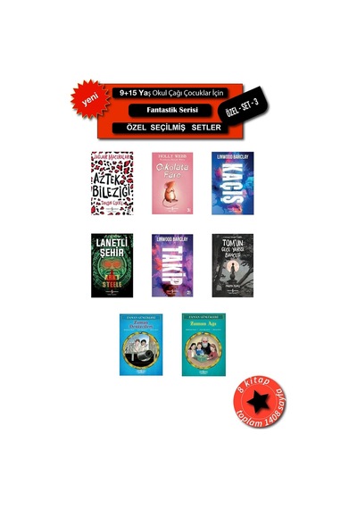 9-15 Yaş Çocuklar Için Fantastik Serisi 8 Kitap Set