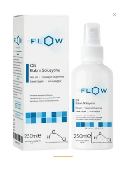 Flow 250 Ml Kedi Köpek İçme Suyuna Katılan Ağız Kokusu Giderici, Plak Ve Diş Taşı Önleyici, Fırçalamasız Veteriner Diş Bakım Solüsyonu