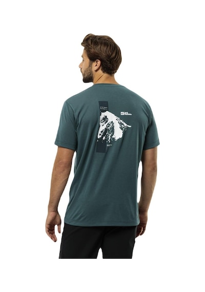 Jack Wolfskin 1809941 Vonnan S/S Graphic T M Erkek Tişört 001