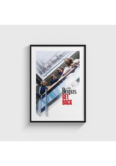The Beatles Get Back Dizi Posteri Tablo Çerçeveli Poster Duvar Dekorasyonu Siyah Çerçeveli Tablo Siyah Çerçeveli Tablo Dn11d470sıyah