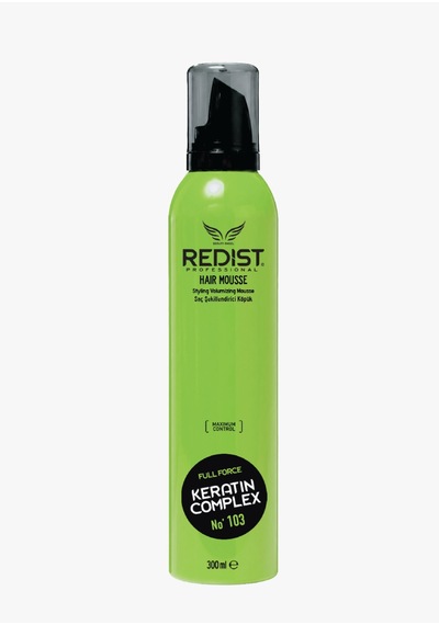 Redist Keratin Saç Köpüğü 300 Ml Profesyonel Hacim, Bakımlı Görünüm Ve Gün Boyu Kalıcı Şekil