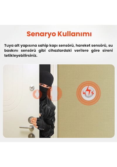 Zigbee 100 Db Akıllı Siren Alarm Tuya - Smart Life Uyumlu