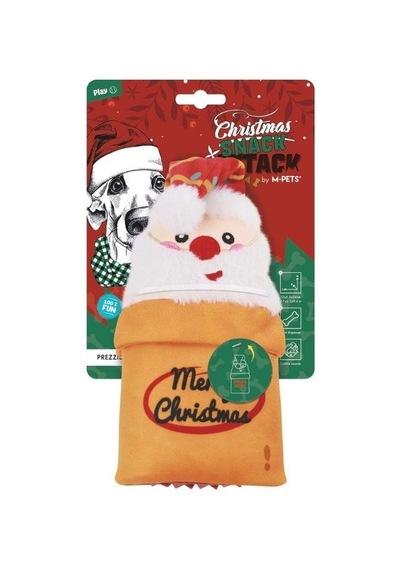 M-pets Christmas Prezzie Ödül Hazneli Peluş Köpek Oyuncağı