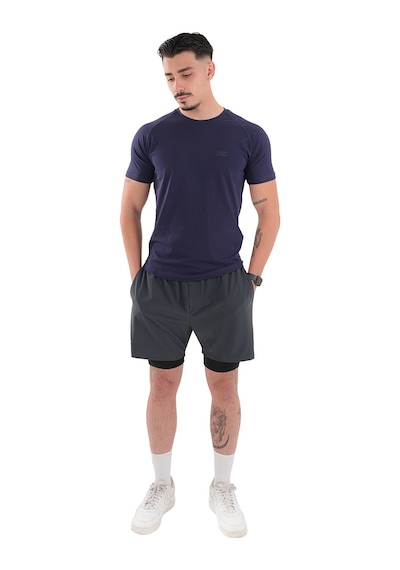 Musclecloth Elite Reglan T-shirt Lacivert Lacivert