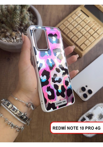 Redmi Note 10 Pro 4g Uyumlu Lüks Leopar Desenli Silikon Telefon Kılıf Çok Renkli