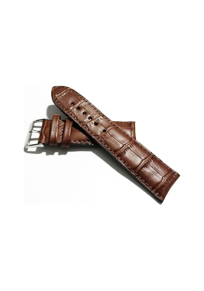Fado&her Saate Uyumlu Hakiki Deri Saat Kordonu Kahverengi 24 Mm 303 Kahverengi