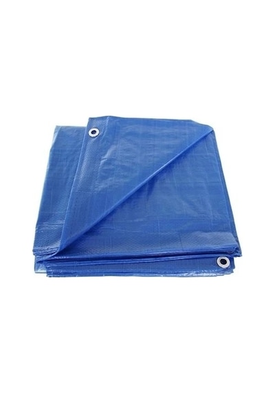 3x6 Pvc Çadır Branda Tente Kar Su Gecirmez Mavi