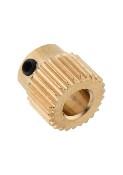 Koodmax 5 Adet Mk8 Extruder 40 Diş 5mm Pirinç Özel Tel Besleme Ekstrüzyon Tekerleği Dişlisi